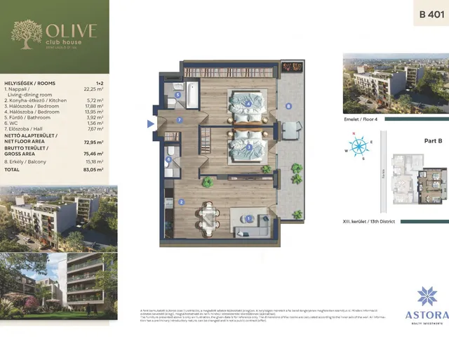Eladó lakás Budapest XIII. kerület, Angyalföld 75 nm