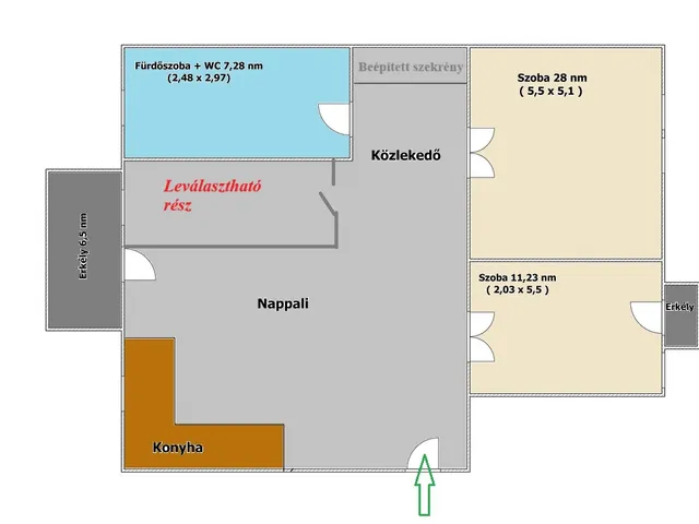Eladó lakás Budapest VIII. kerület, Népszínháznegyed, Bezerédj utca 79 nm