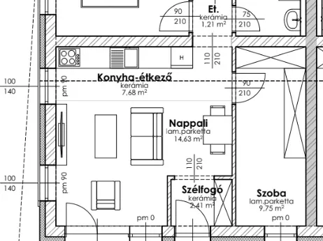 Eladó lakás Szentgotthárd, Máriaújfalu 61 nm