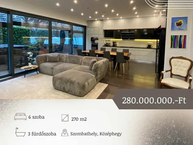 Eladó ház Szombathely, Középhegy 270 nm