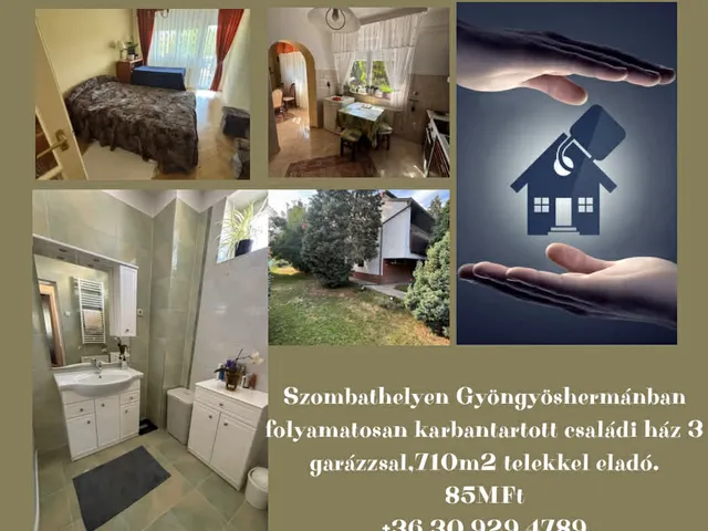 Eladó ház Szombathely, Gyöngyöshermán 160 nm