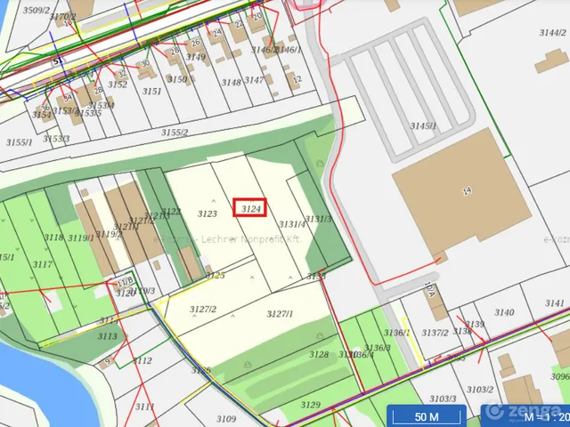 Eladó telek Kalocsa 2599 nm