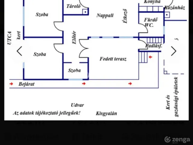 Eladó ház Kisgyalán 120 nm