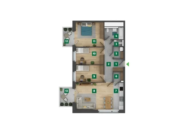 Eladó lakás Budapest XIII. kerület, Jakab József utca 23. 90 nm