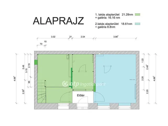 Eladó lakás Budapest VII. kerület 21 nm