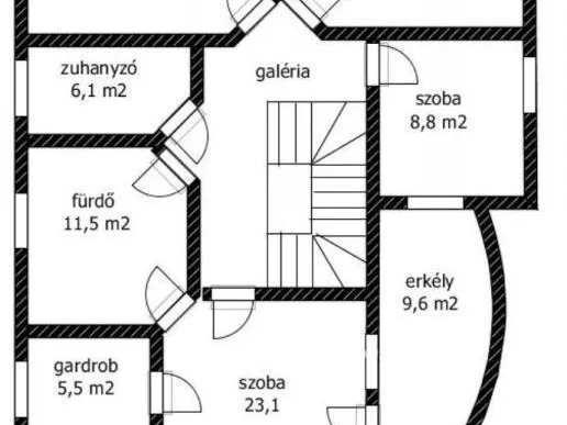 Eladó ház Budapest II. kerület, Pesthidegkút-Ófalu 270 nm