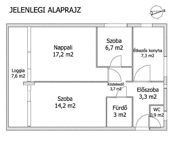 Eladó lakás Budapest II. kerület, Csatárka 57 nm