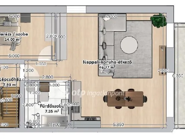 Eladó lakás Budapest III. kerület, Ürömhegy 76 nm