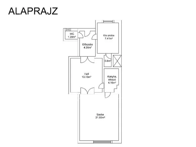 Eladó lakás Budapest XII. kerület, Németvölgy 53 nm
