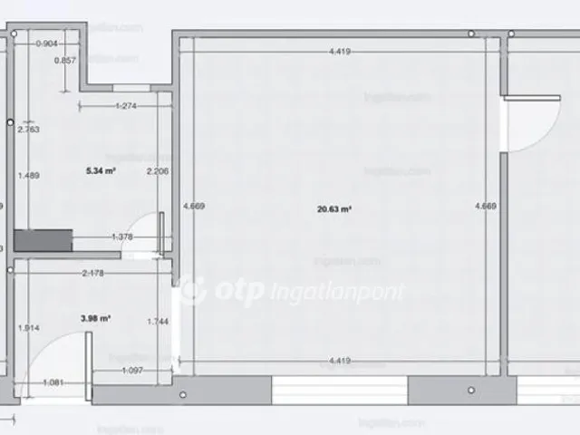 Eladó lakás Budapest XIII. kerület, Újlipótváros 52 nm