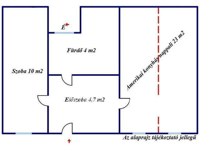 Eladó lakás Budapest VII. kerület 42 nm