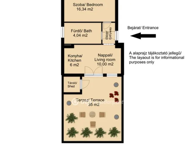 Eladó lakás Budapest V. kerület 40 nm