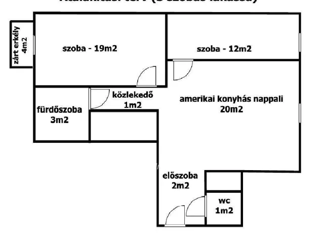 Eladó lakás Budapest XIII. kerület, Újlipótváros 58 nm