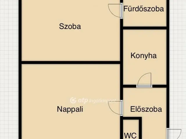 Eladó lakás Budapest XIII. kerület, Újlipótváros 23 nm