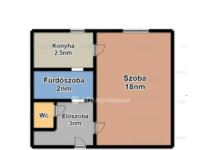 Kiadó lakás Budapest X. kerület 27 nm