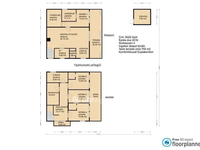 Eladó ház Győr 167 nm
