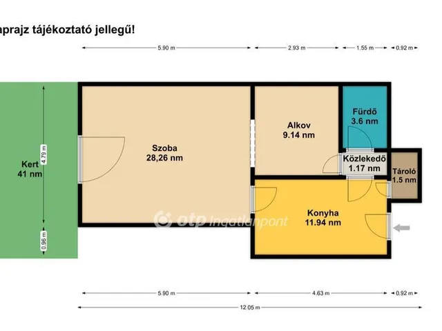 Eladó lakás Budapest III. kerület, Óbuda 55 nm