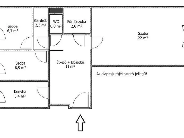 Eladó lakás Budapest III. kerület, Békásmegyer 57 nm