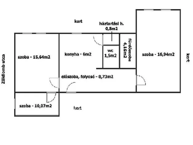 Eladó lakás Budapest II. kerület, Zöldmál 61 nm