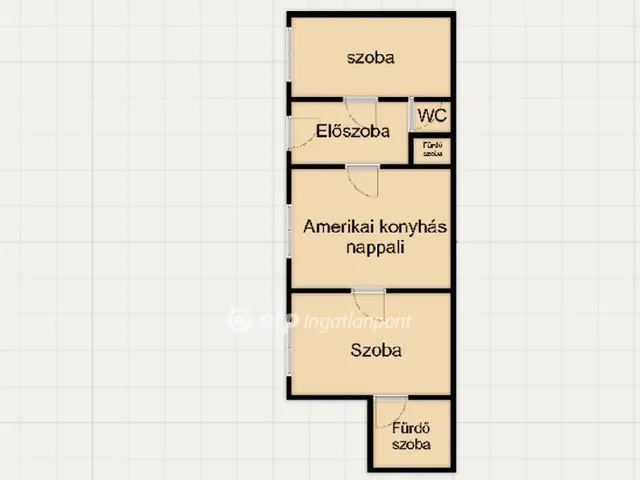 Kiadó lakás Budapest V. kerület 61 nm