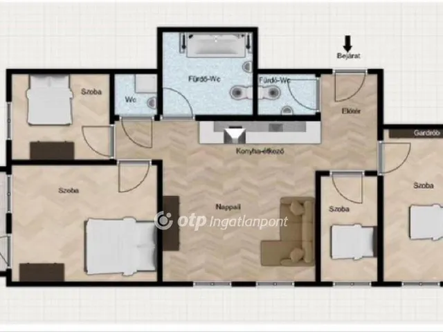 Eladó lakás Budapest XIII. kerület, Újlipótváros 98 nm