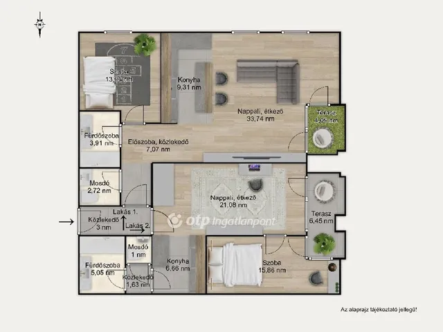 Eladó lakás Budapest XIII. kerület, Angyalföld 121 nm