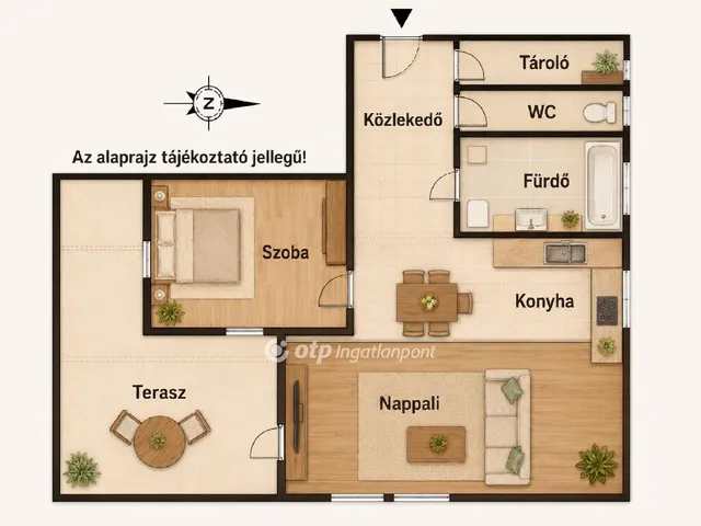 Eladó nyaraló Budapest III. kerület 47 nm