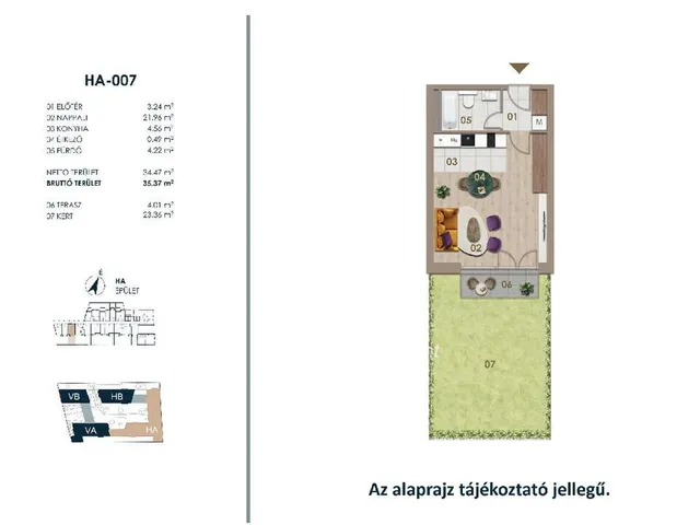 Eladó lakás Budapest III. kerület, Óbuda 35 nm