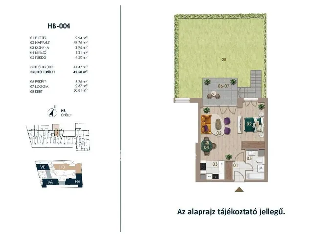Eladó lakás Budapest III. kerület, Óbuda 42 nm