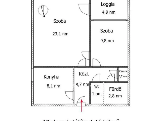 Eladó lakás Budapest II. kerület, Törökvész 53 nm
