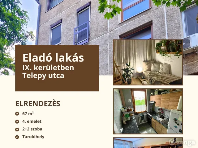 Eladó lakás Budapest IX. kerület, Belső Ferencváros 67 nm