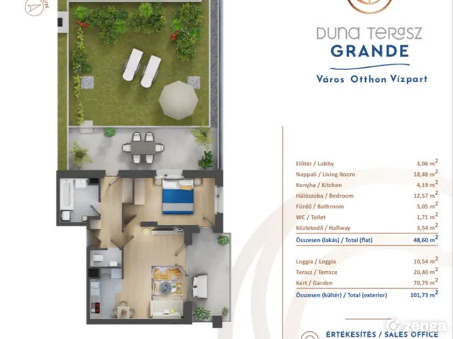 Eladó lakás Budapest XIII. kerület, Vizafogó 49 nm