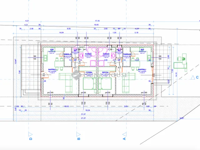Eladó telek Szeged 721 nm