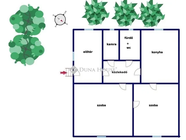 Eladó ház Szeged 54 nm