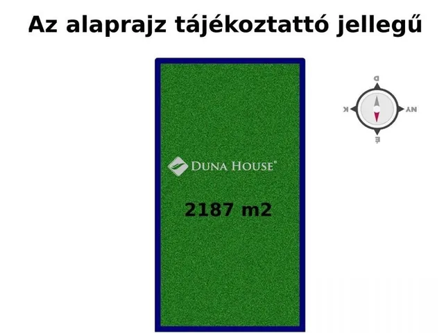 Eladó telek Domaszék 2187 nm