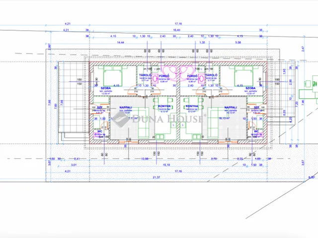 Eladó telek Szeged 721 nm