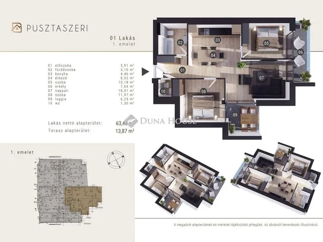 Eladó lakás Szeged 76 nm