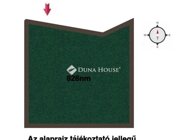 Eladó telek Szeged 828 nm