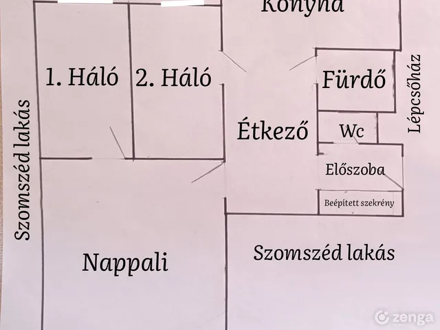 Kiadó lakás Debrecen, Tócóvölgy 61 nm
