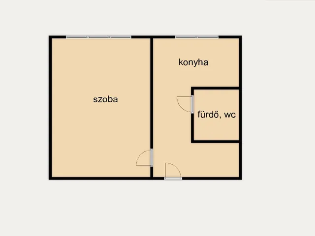 Eladó lakás Kecskemét, Széchenyiváros 34 nm