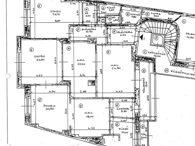 Eladó lakás Budapest VIII. kerület, Palotanegyed, Bródy Sándor utca  189 nm