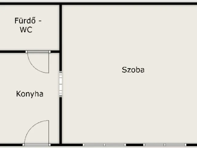 Eladó lakás Budapest VI. kerület, Nagykörúton belüli terület 33 nm