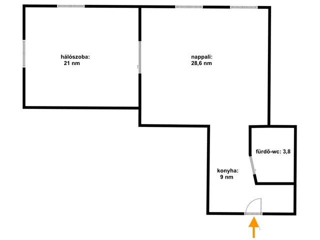 Eladó lakás Budapest VII. kerület, Ligetváros 62 nm