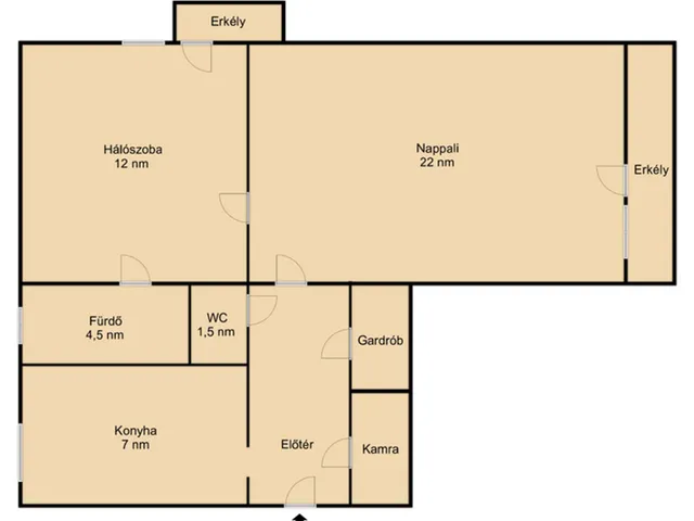 Eladó lakás Budapest IX. kerület, József Attila lakótelep 55 nm
