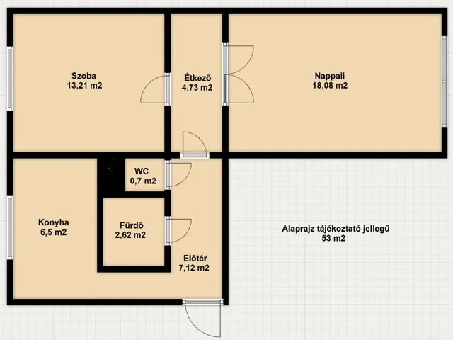 Eladó lakás Budapest X. kerület, Újhegy 53 nm