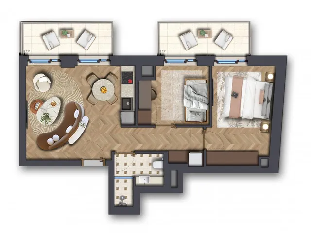 Eladó lakás Budapest VII. kerület, Belső-Erzsébetváros 50 nm