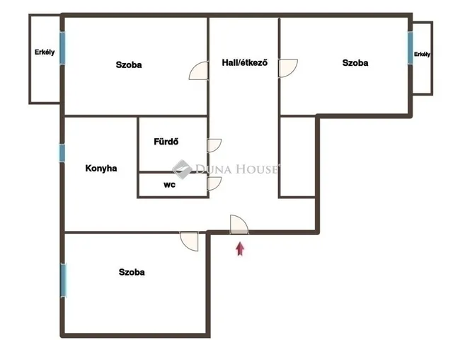 Eladó lakás Budapest XV. kerület, Újpalota 71 nm