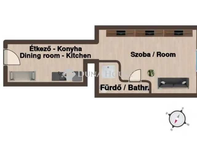 Eladó lakás Budapest VII. kerület, Ligetváros 25 nm