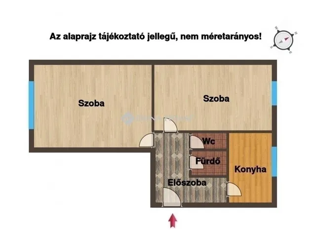 Eladó lakás Budapest XV. kerület, Újpalota 47 nm