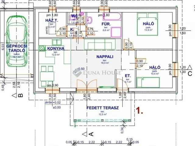 Eladó ház Vasad 74 nm
